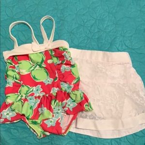 Janie & Jack swimsuit + skirt